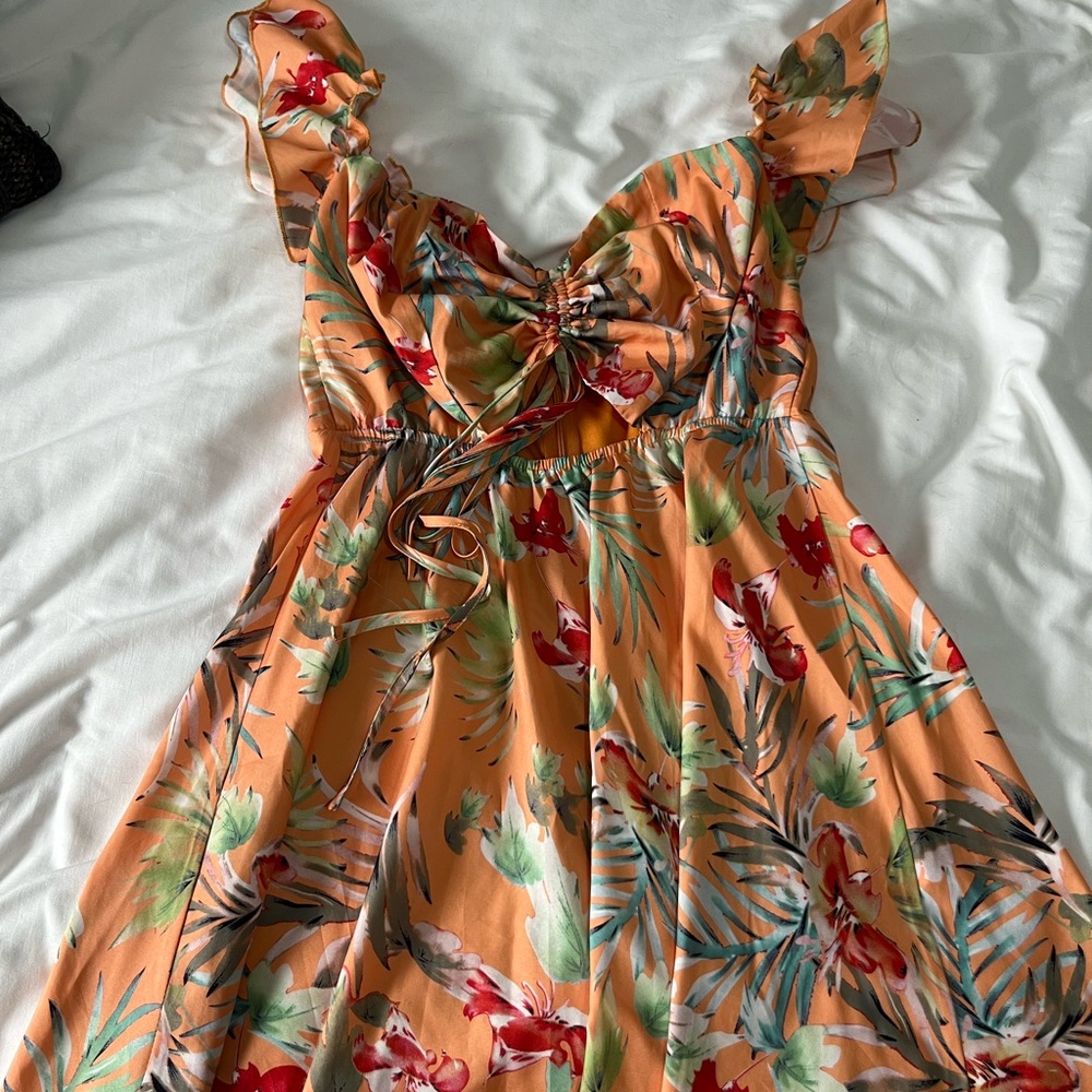 AREA Orange Garment with Zipper